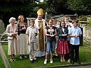 Bishop Michael Perham with the confirmation candidates, click for a bigger picture.