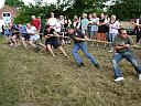 Tug of war competition, 'The Police', click for a bigger picture.